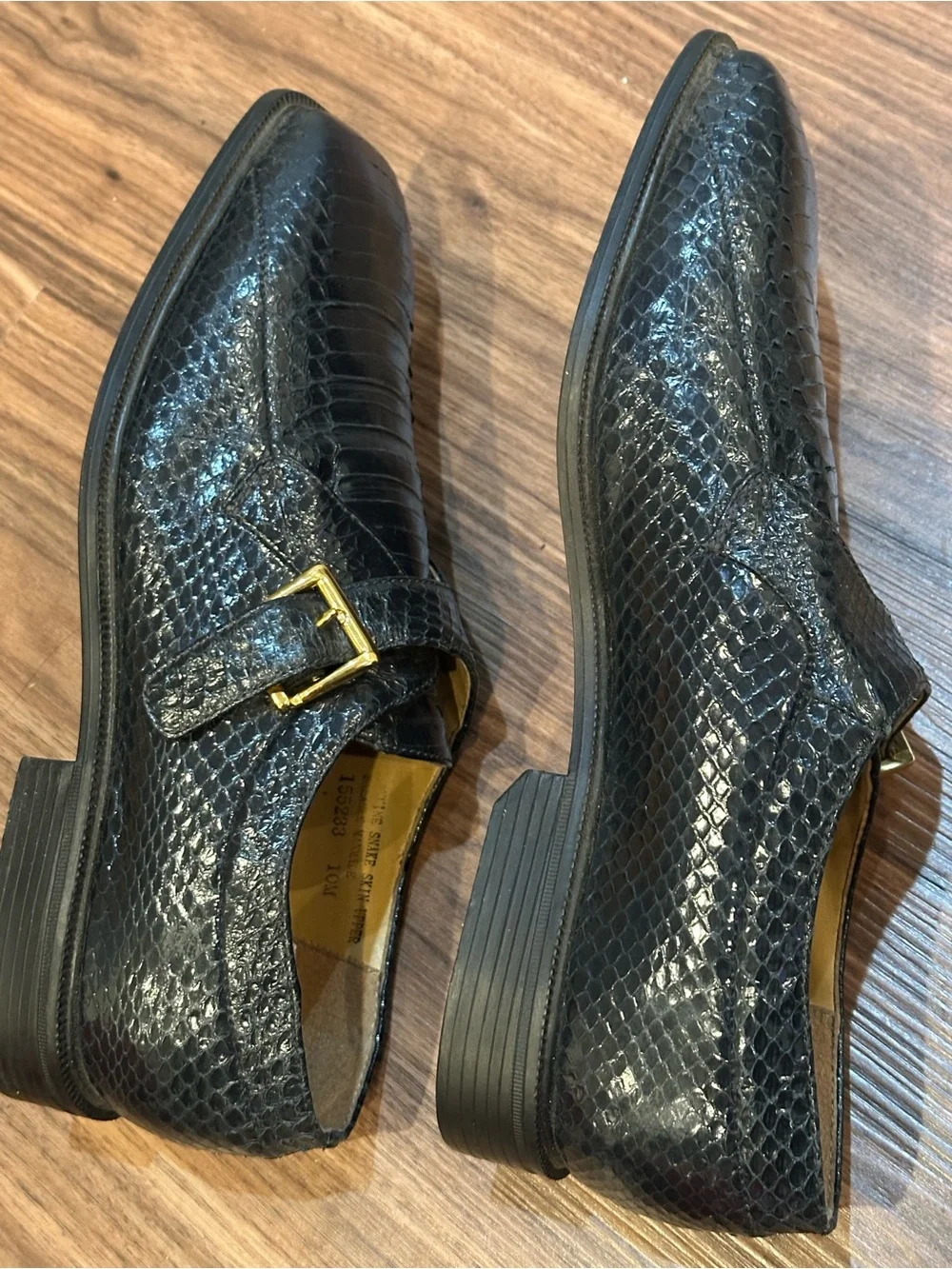 Giorgio Brutini polished black
